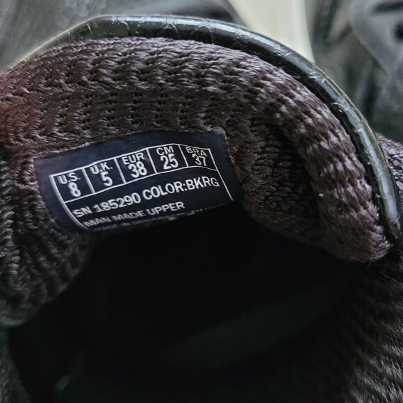 Skechers Court & Classics Paloma Lifted Glow Sneakers Y2K Black/Rose Gold Size 8 - Picture 5 of 11